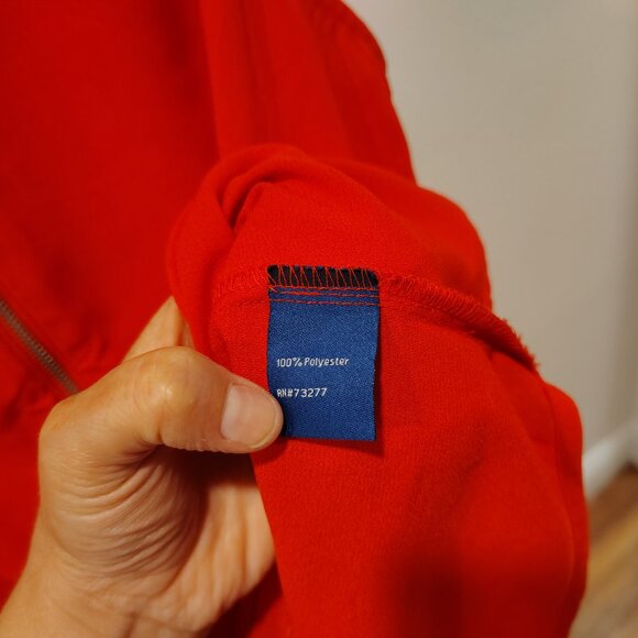 Apt. 9 Women's Red Tank Top with Zipper in Front Size Medium Polyester - Picture 7 of 11